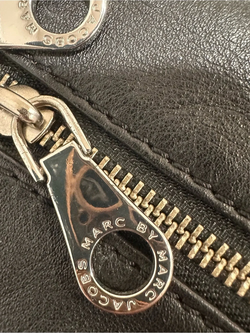 VTG Marc by Marc Jacobs Nobody’s Home Black Leather Satchel Bag Top Handle